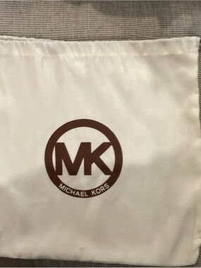 Michael Kors Beige Dust Bag with Brown MK Logo